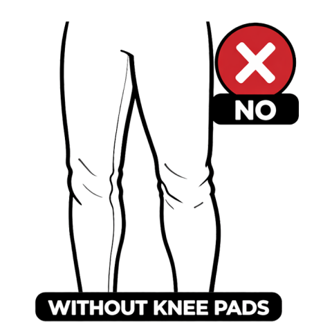 Without Knee Pads